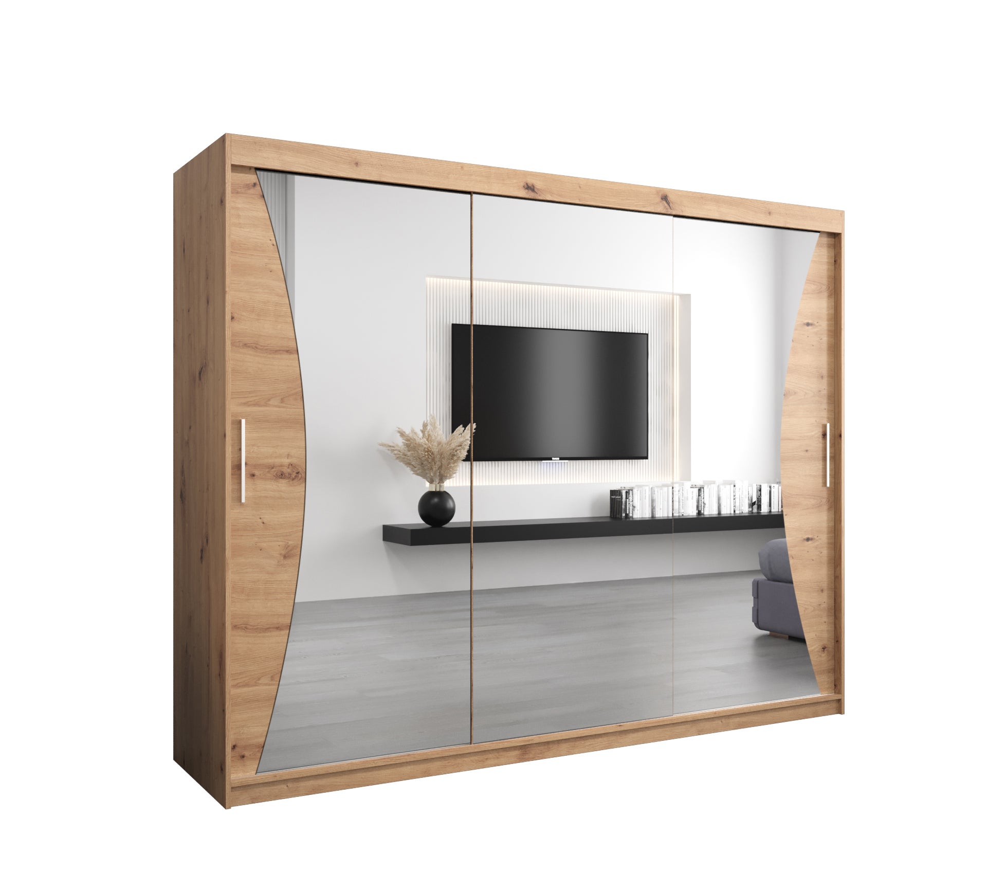 Szafa przesuwna garderoba MONACO 250 x 62 x 200 cm Artisan - Abiks Meble