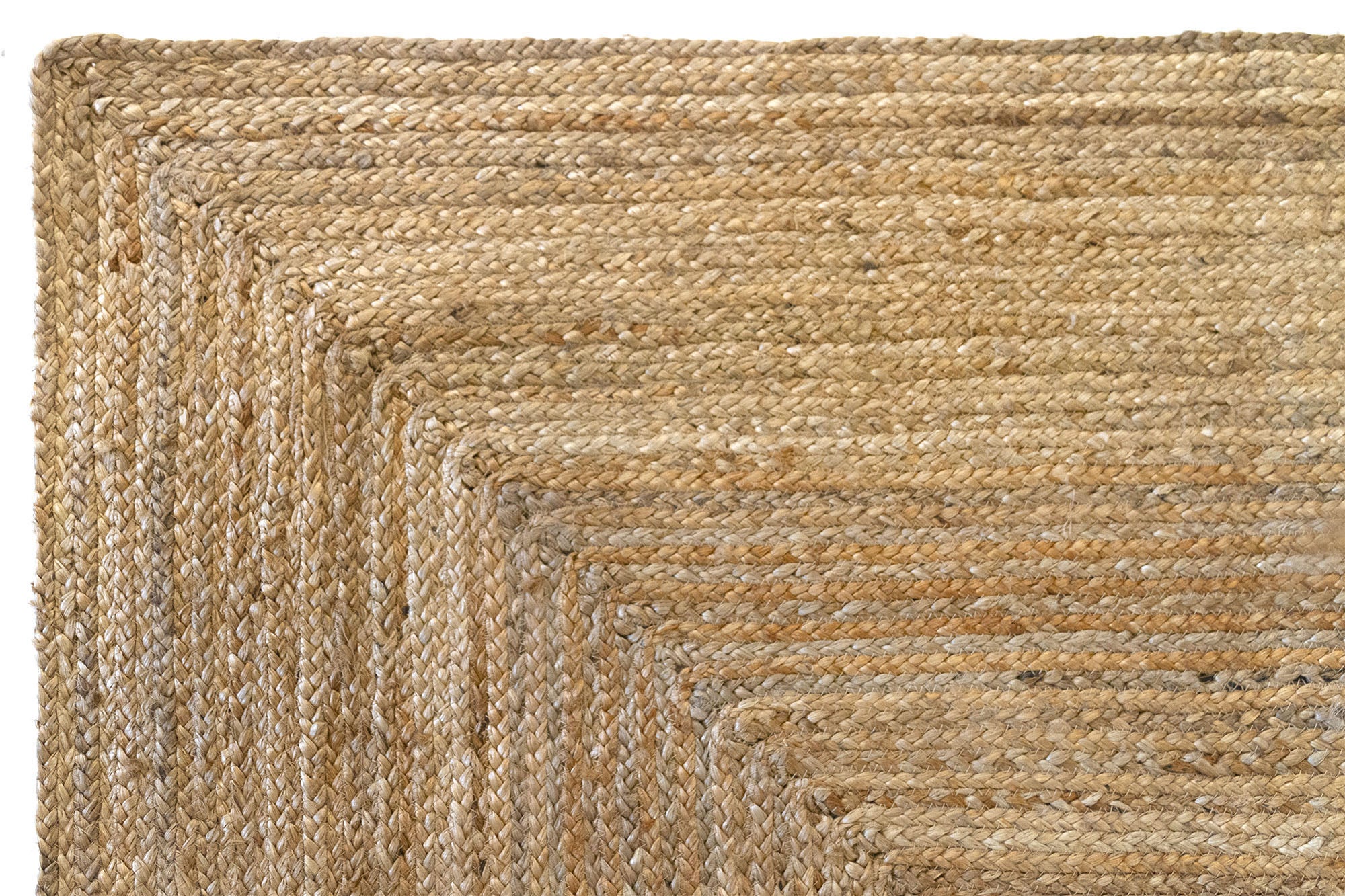 Hamid - Alfombra ALHAMBRA de yute natural 170x120 cm - Alfombra para salón, dormitorio, sala de estar - 3