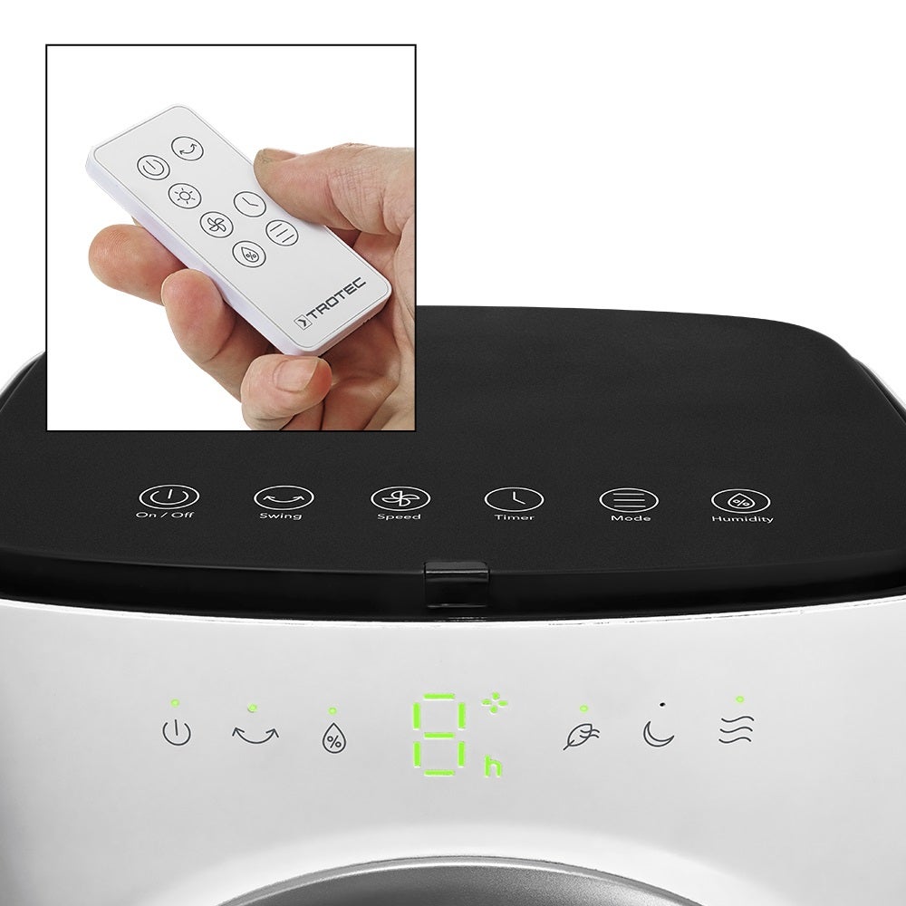 TROTEC Rafraîchisseur d'air-humidificateur PAE 45 refroidisseur d'air mobile portable ventilateur air cooler purificateur - 5