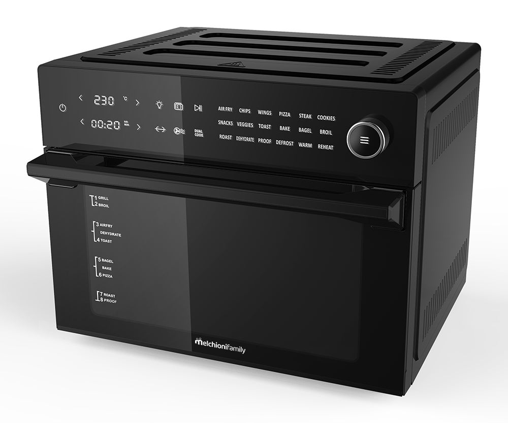 Melchioni Friggitrice Ad Aria Capacità 24 Litri Potenza 1700 Watt Fornetto Ventilato Con Grill Timer Vittoria P 385918
