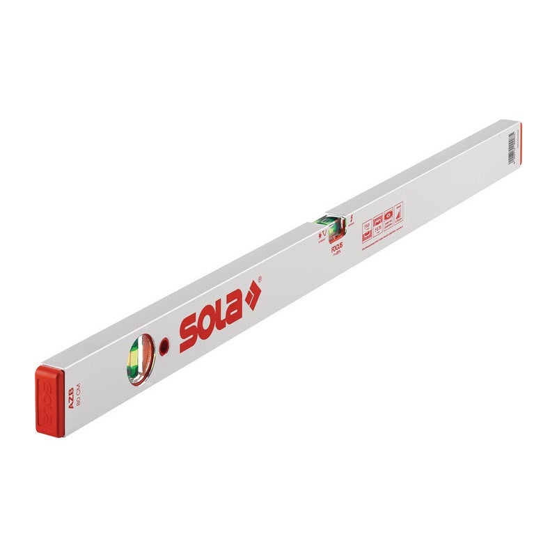 SOLA Poziomnica AZB 120cm alu.srebrna 0,5 mm/m 0,50 mm/m - 1011401