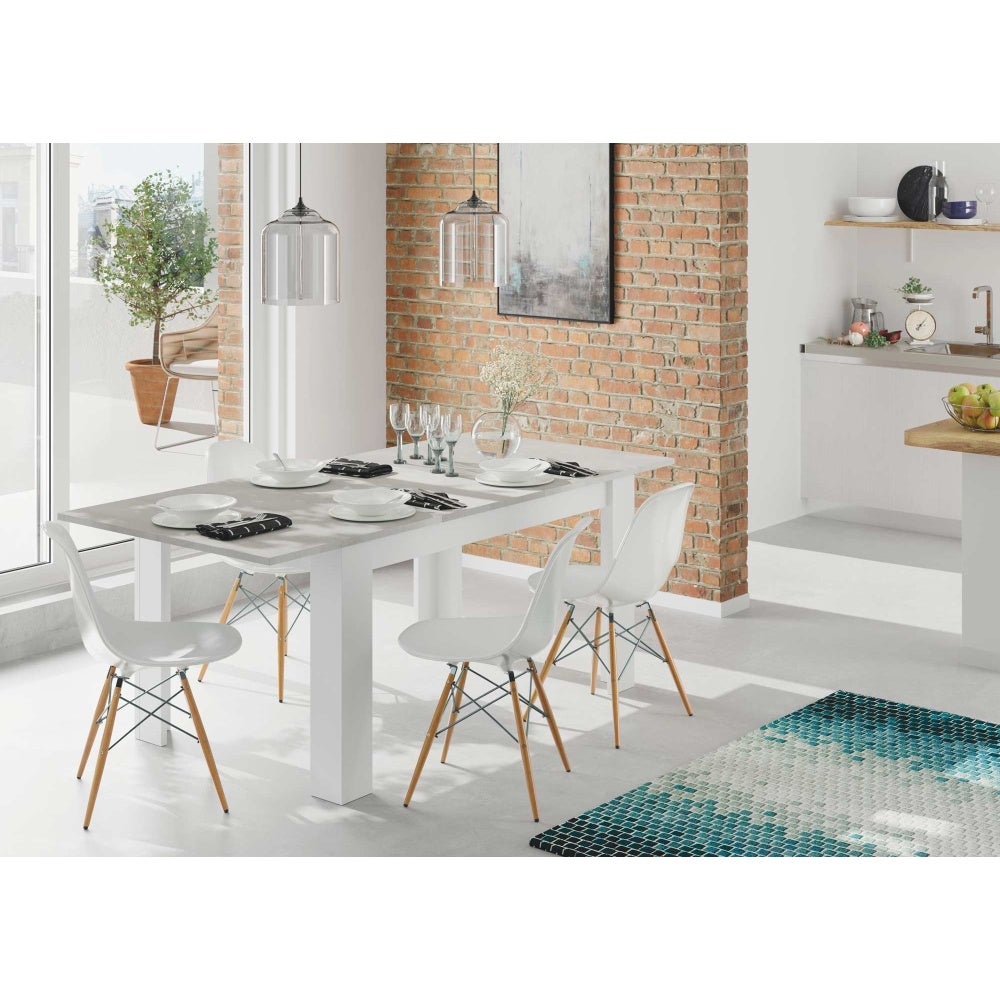 Fores  Mesa De Comedor Extensible Jimena Blanco , Leroy Merlin