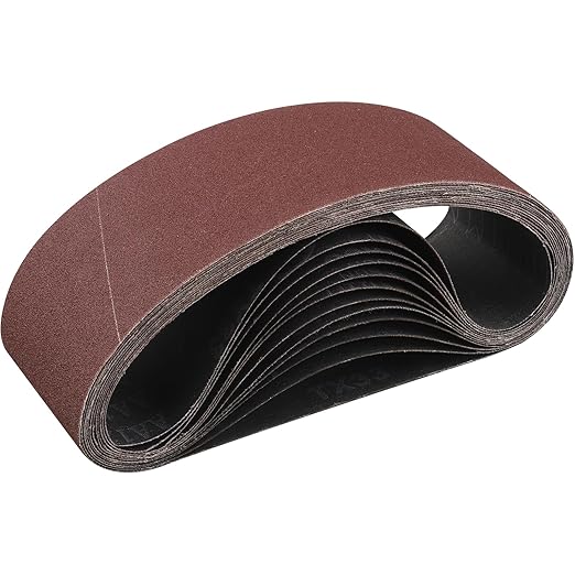 Taśma Ścierna 75x533 mm, 12 sztuk, zestaw taśm ściernych o ziarnistości 100
