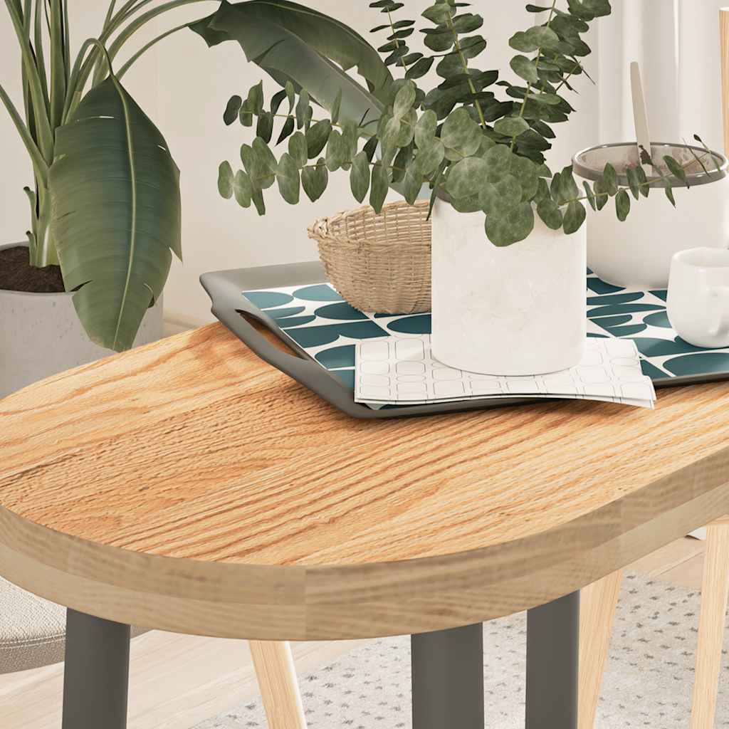 Plateau De Table VEVOR Bois Naturel – 140 X 70 Cm – Épaisseur 25 Mm – Panneau De Particules Qualité P2 – Charge Max 100 Kg – Vis Incluses