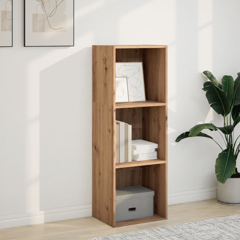 Bibliothèque pour Séjour en Bois Marron H. 30 x l. 40 x P. 30 cm - 3