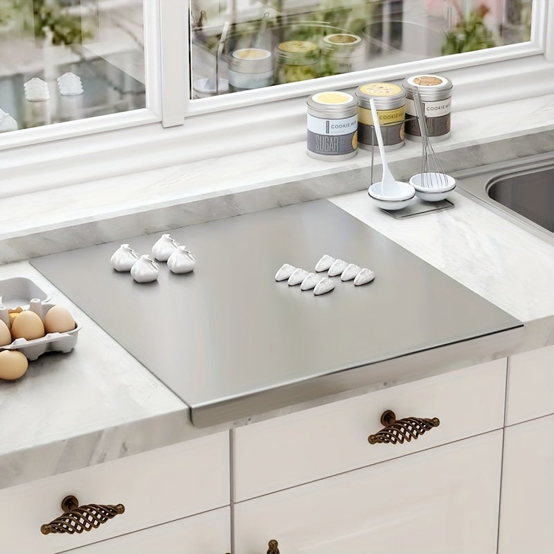 Sumax  Tabla De Cortar De Acero Inoxidable, Tabla De Preparación, Tapete De Repostería, Superficie Fácil De Limpiar, Para Pastelería, Cocina Carne Acero Inoxidable, Leroy Merlin