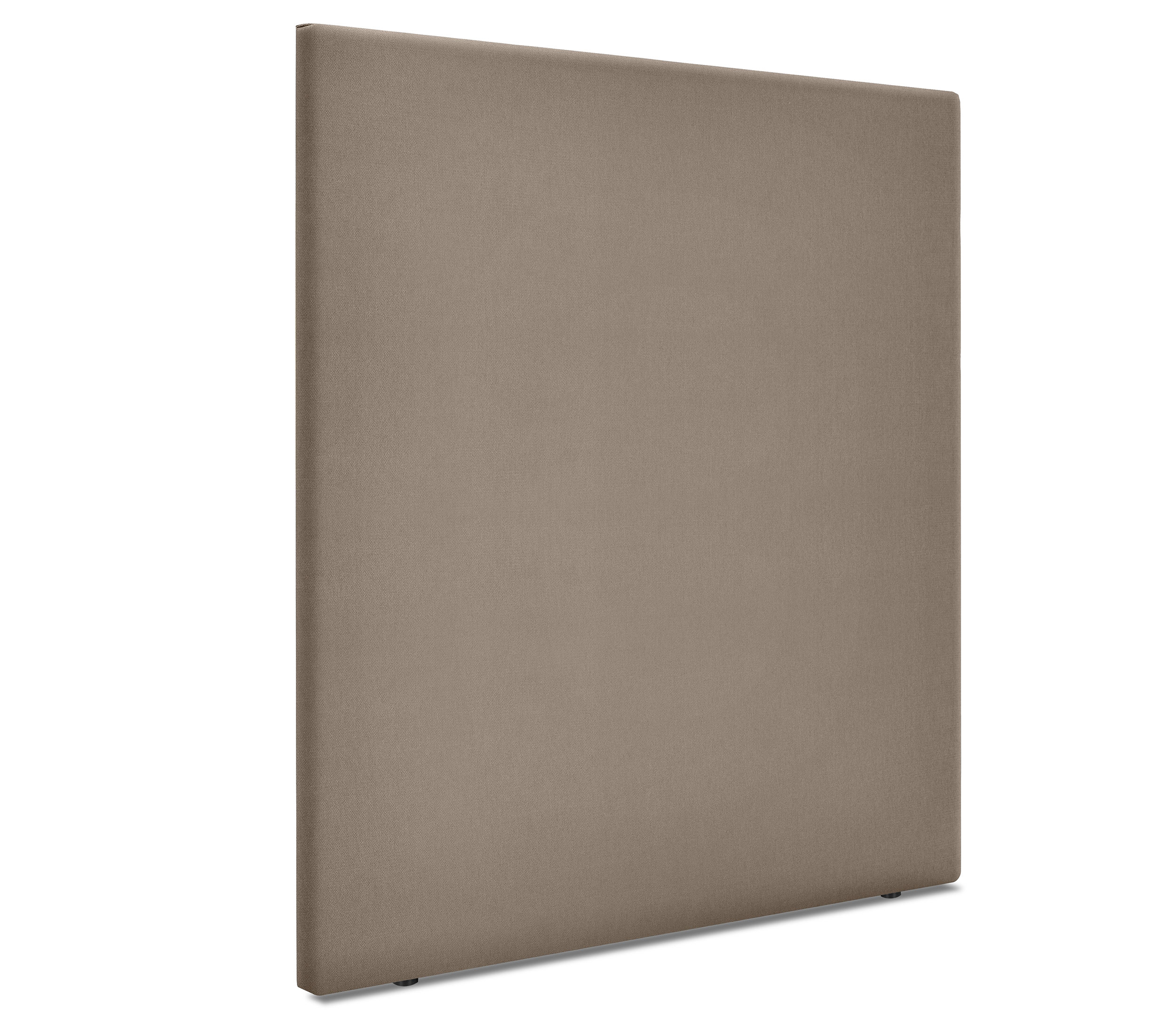 Dhome cabecero de tela aqualine liso hasta el suelo 110x120cm camas 105 - tierra