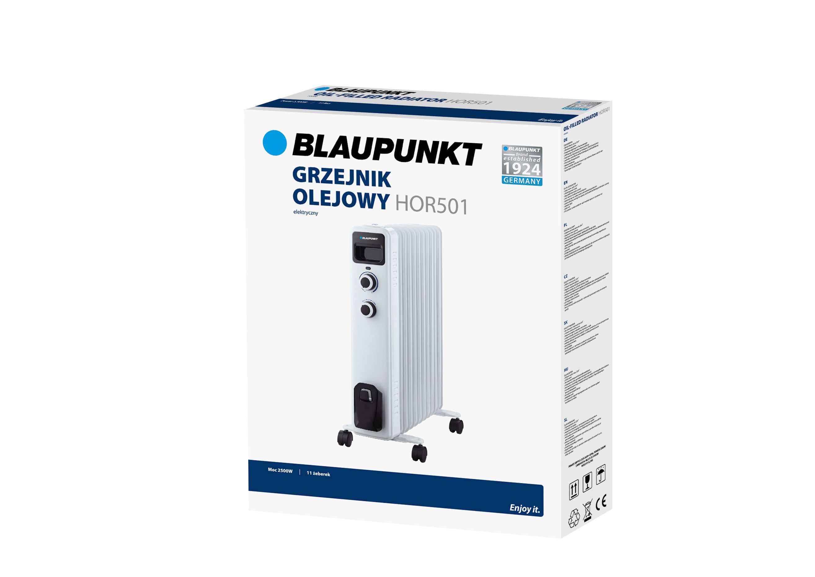 Grzejnik olejowy 2500W Blaupunkt HOR501 - 3
