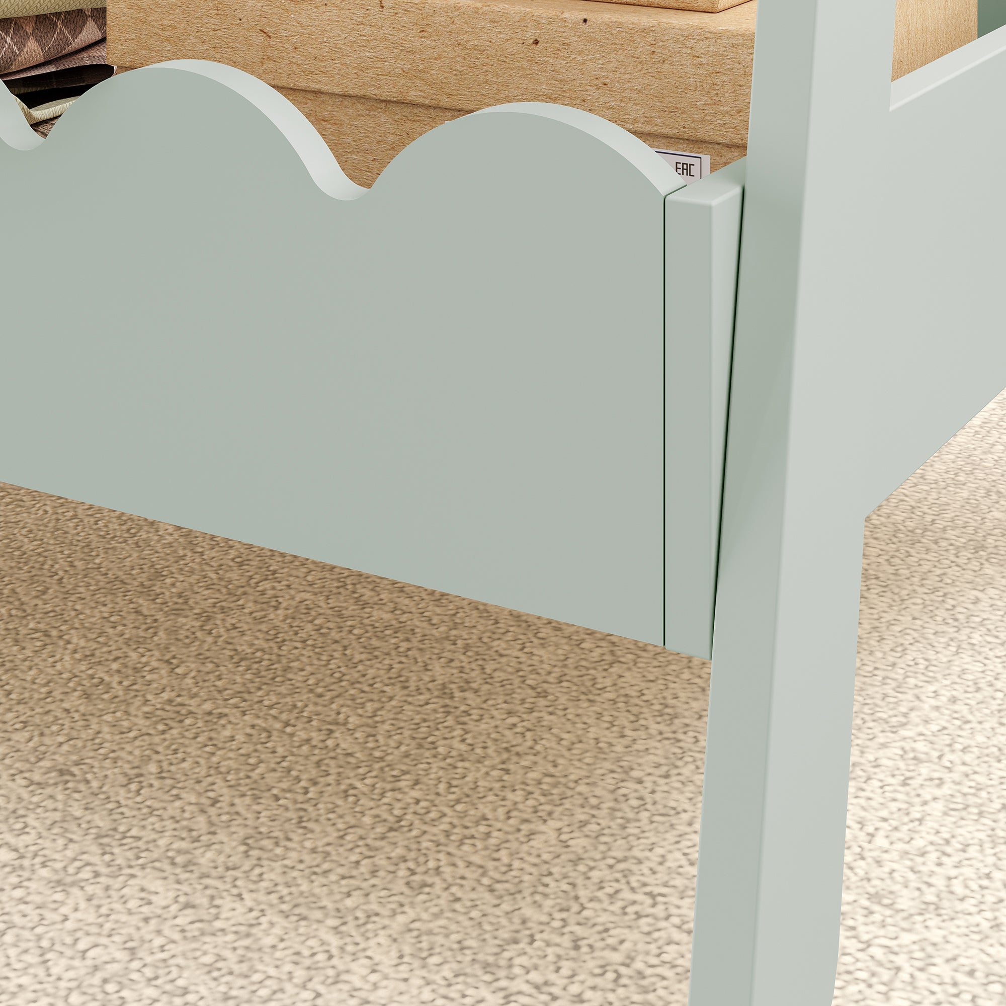 Portemanteau pour enfants Vestnes 99 x 66 x 38 cm vert menthe [en.casa] - 5