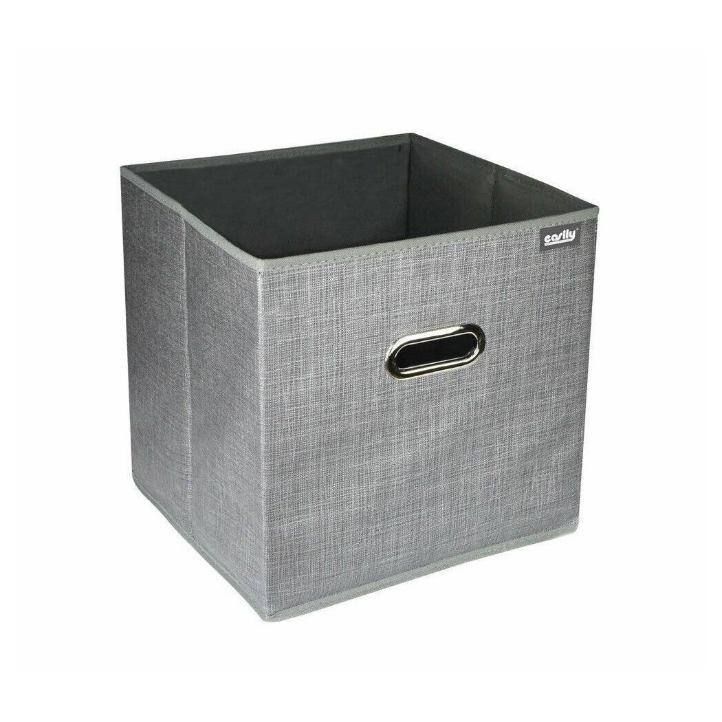 Trade Shop - Scatola Portadocumenti Di Archiviazione Ufficio Box Portatutto 25x25x25cm 69686 - - 2