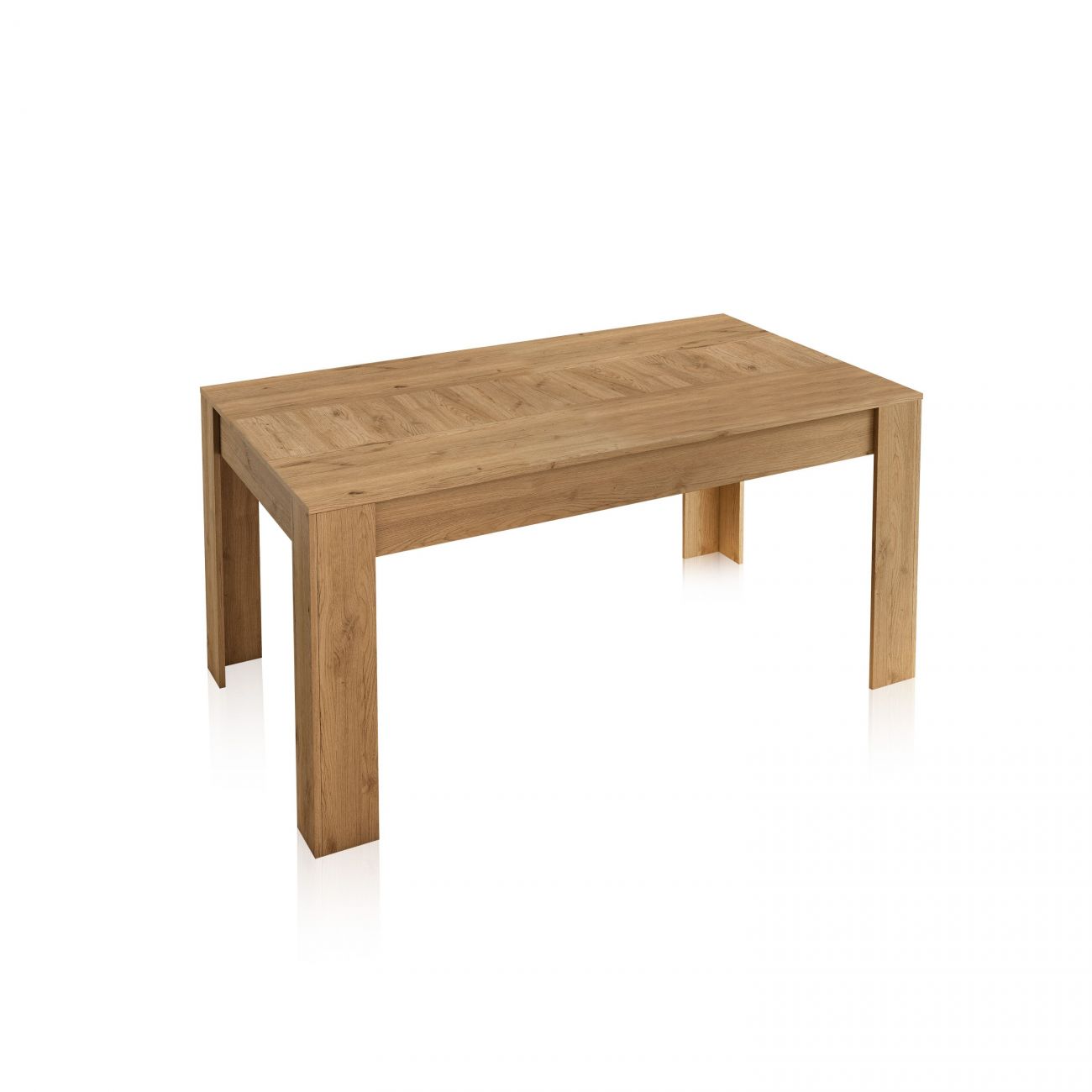 Mesa de comedor extensible Kana Roble Nude 140–200 x 75 x 90 cm - 6