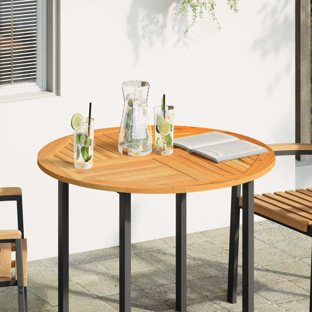 HOMIUSE Piano Tavolo Rotondo In Legno Di Pino Massiccio 30x2,5 Cm - Ricambio Per Tavolo Da Pranzo, Caffè O Giardino