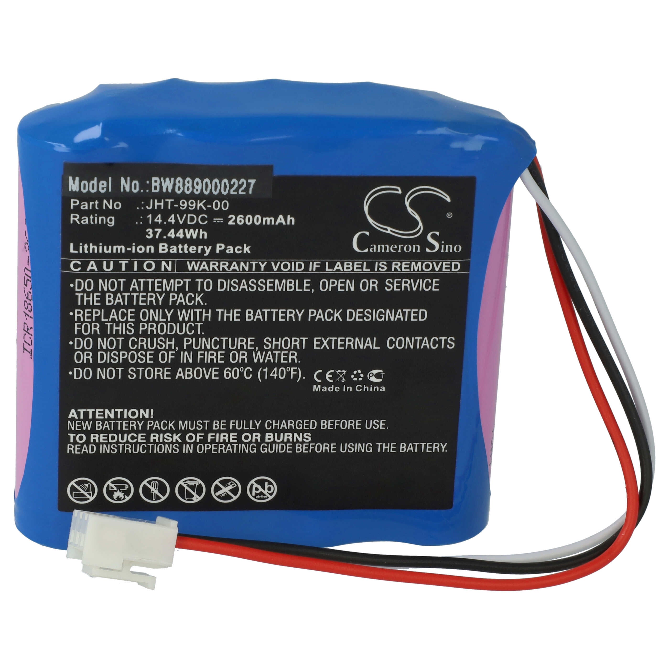 Vhbw 1x Batterie compatible avec Deik MT820 robot électroménager
