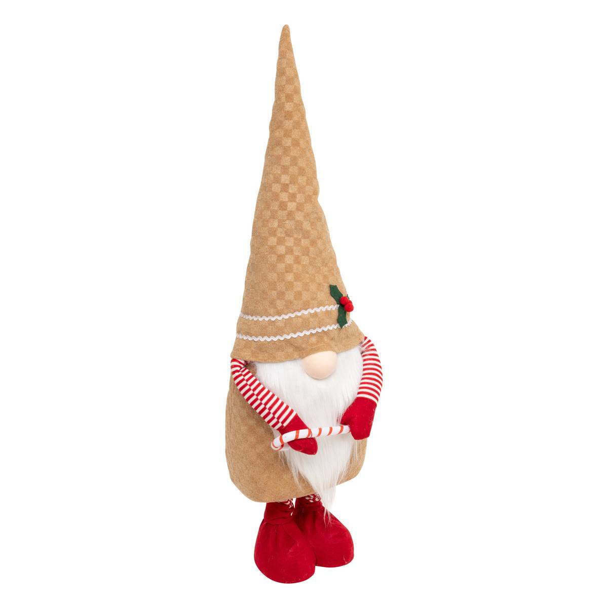Tekstylna figurka gnom, teleskopowa, Gingerbread, 150 cm - 3