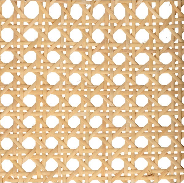 Rete Di Canna Intrecciata 14 Pollici - Tessuto Esagonale Per Mobili, Sedie, Soffitti, Bianco, Fai Da Te - Foto 9