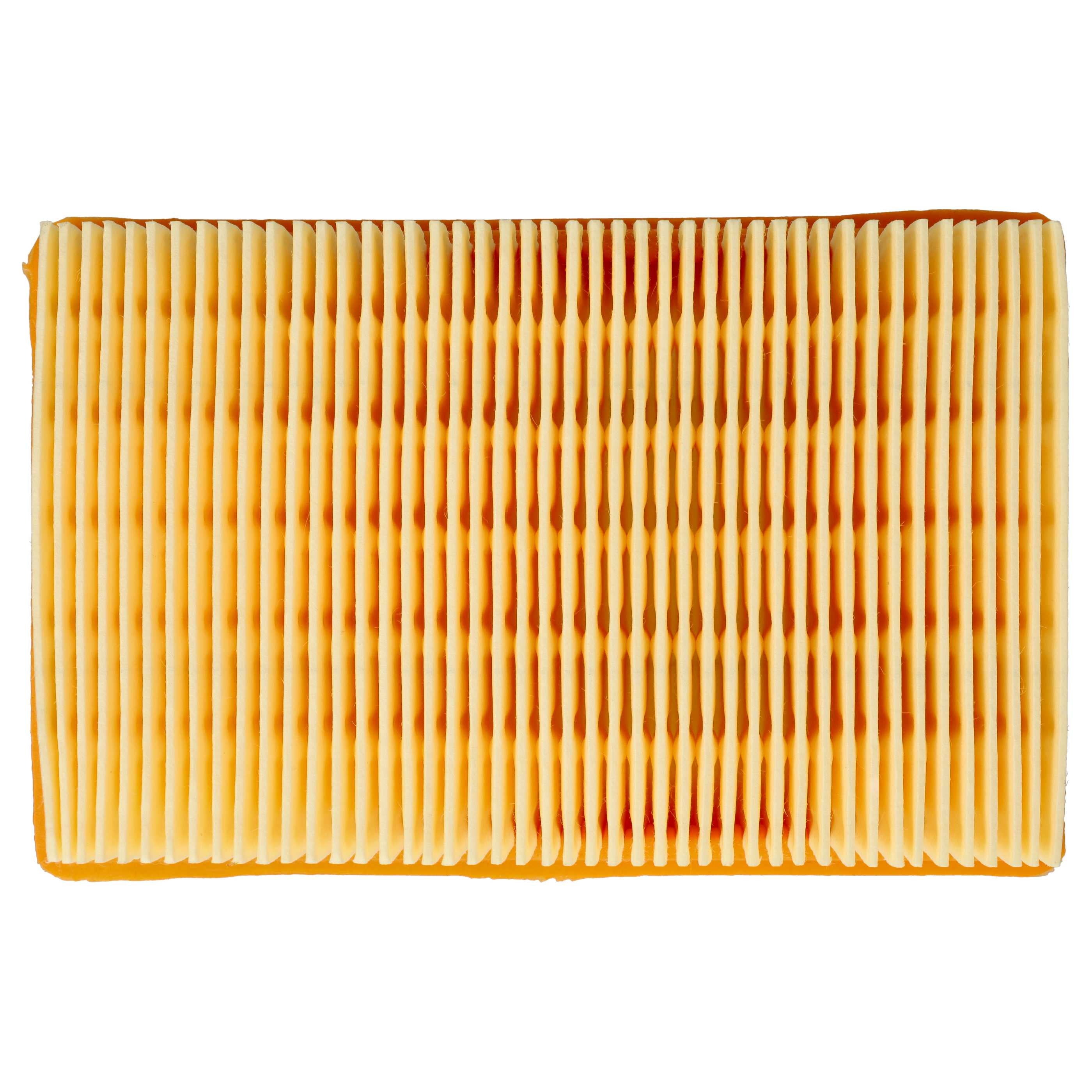 vhbw Filtre plissé plat compatible avec Kärcher MV4, MV5, MV6, WD4, WD5, WD6 aspirateur - Élément filtrant - Remplacement pour 2.863-005.0, KFI 4410 - 4