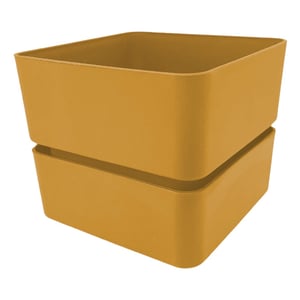 Posacenere Da Esterno Fioriera E Cassetta Per Finestra In Plastica - Forma Quadrata, Colori Terracotta O Ebano, Impilabile Vasi Autoirriganti Da Interno - Foto 13