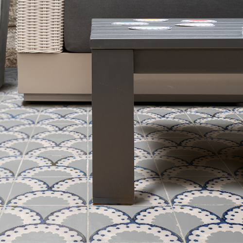 Suelo vinílico lisboa - 1260 x 1960 mm, gris perla