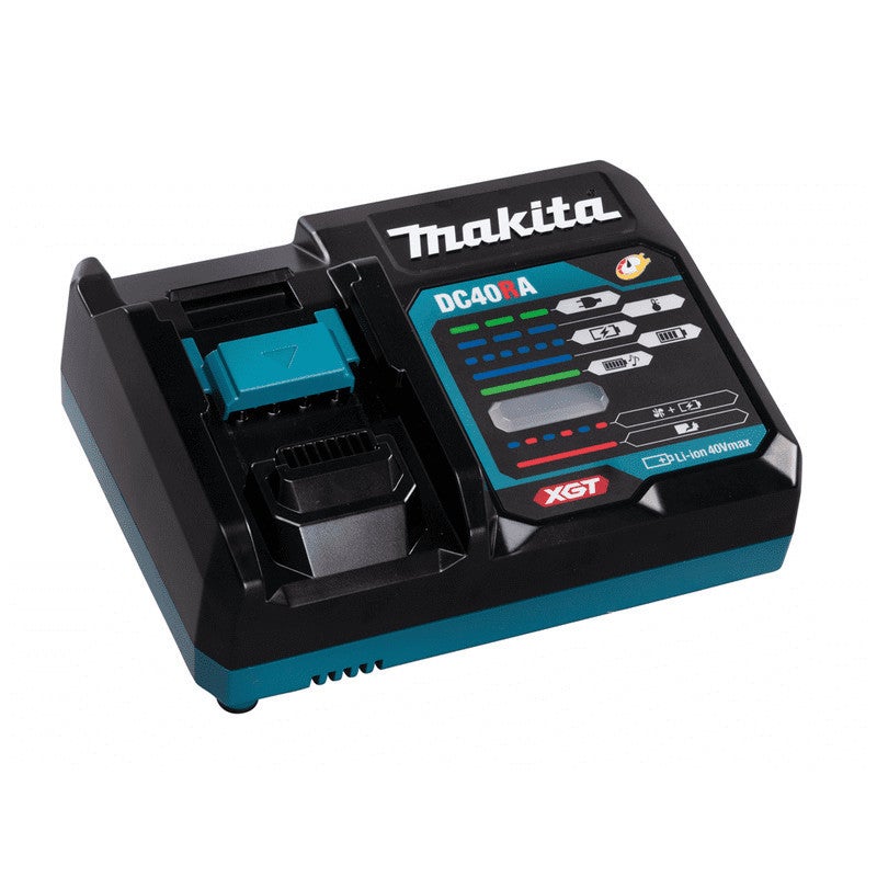 Szybka ładowarka Makita DC40RA do baterii 40V i adapter 14,4/18V
