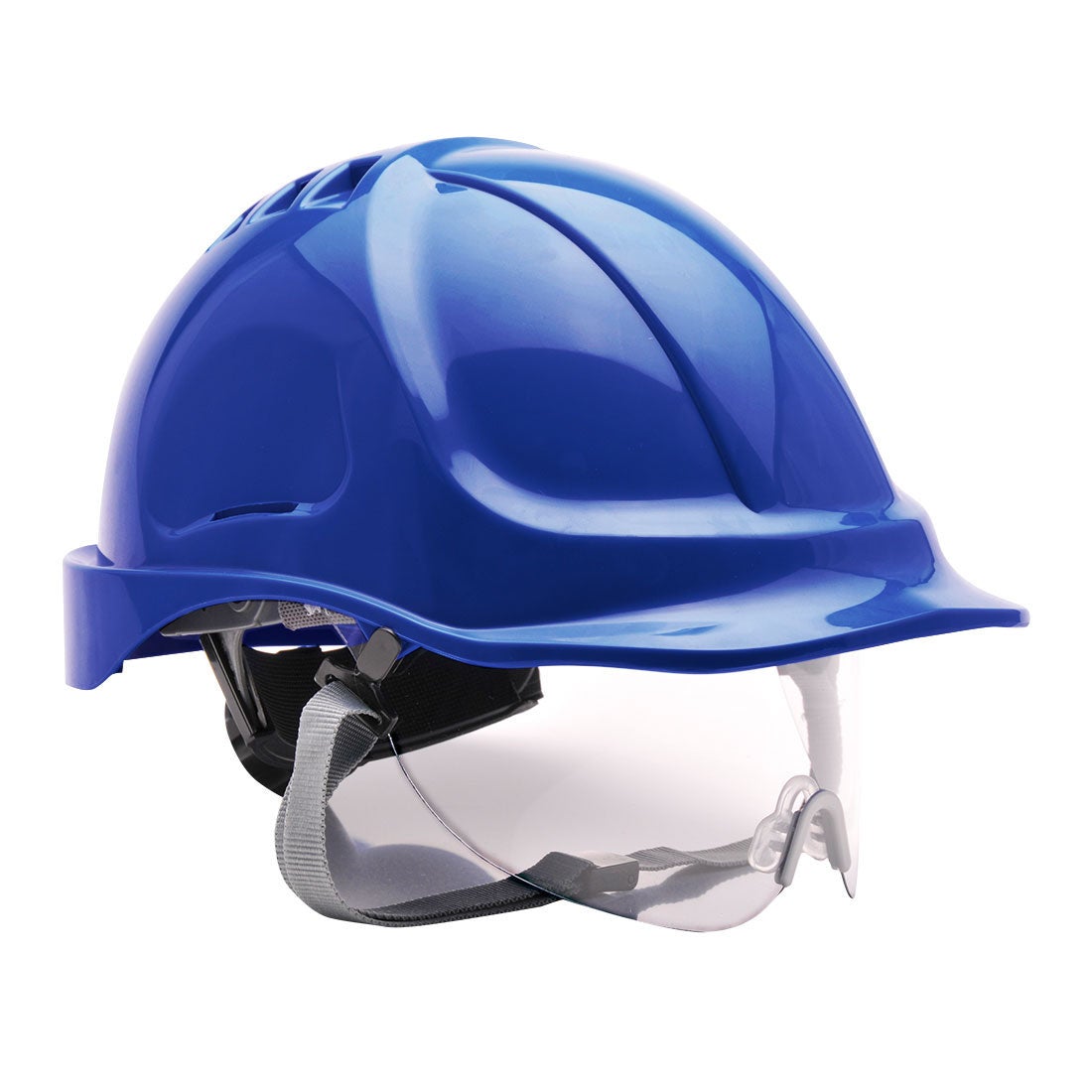 Capacete de resistência com viseira retrátil para máximo conforto Azulina - 4