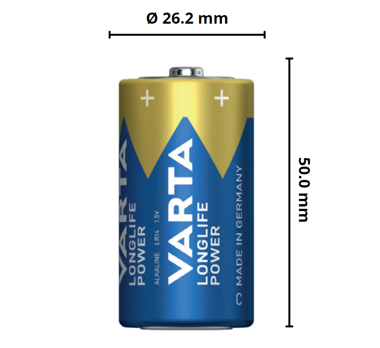 VARTA PILA ALCALINA LR14 (2 U. - 5