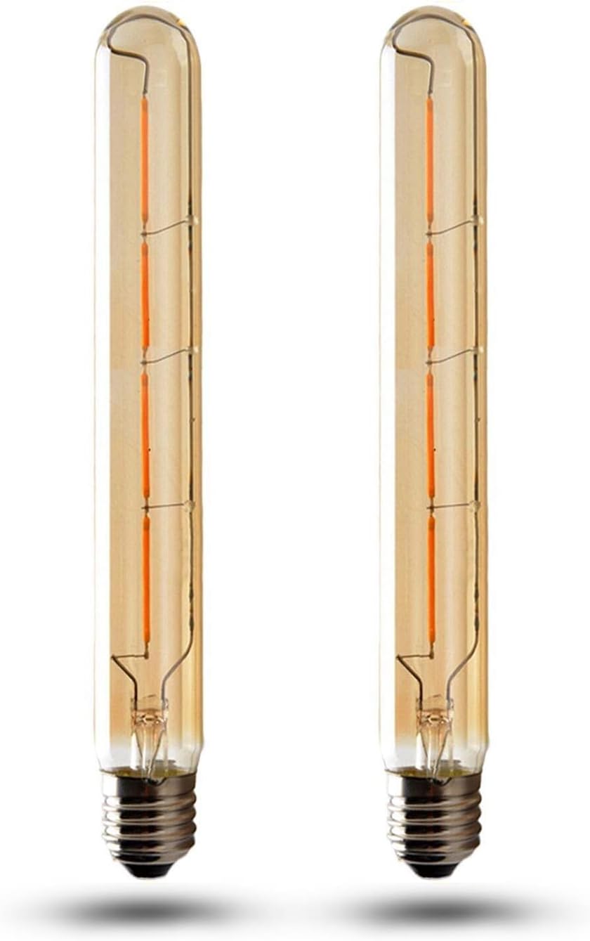 Paquet de 2, E27 Ampoules Tubes LED Edison Retro T30 4W, Lampe à ...
