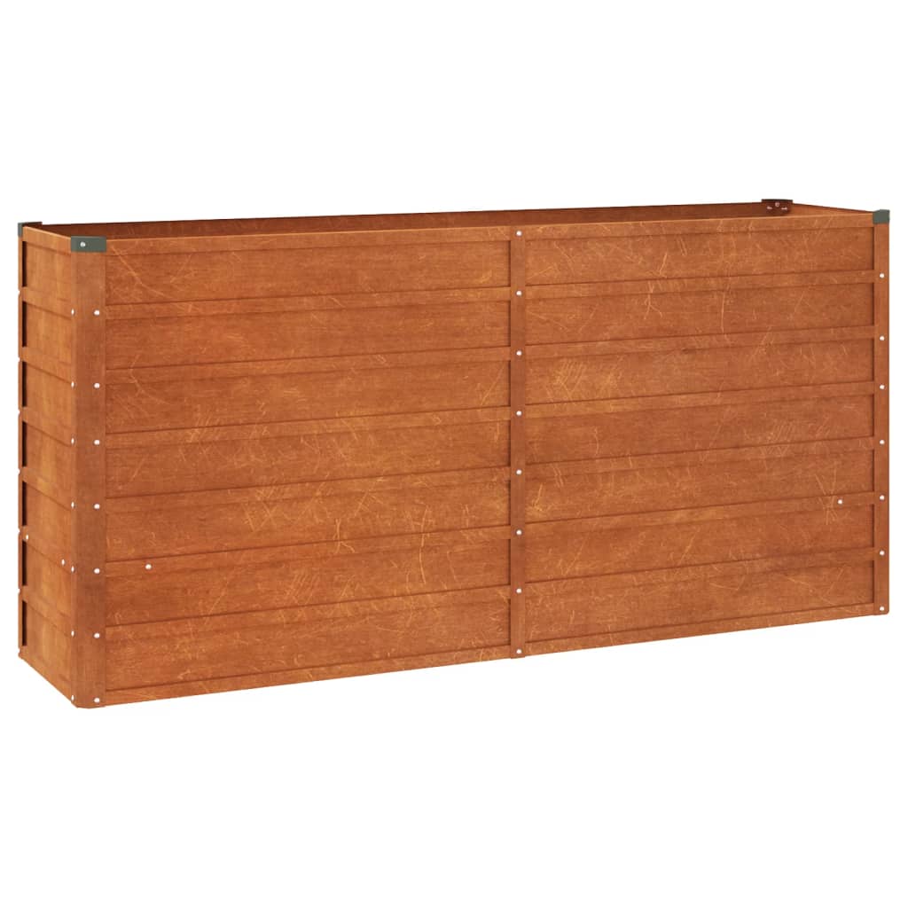 Maison Exclusive - Lit surélevé de jardin rouillé 320x40x77 cm acier corten | Leroy Merlin Maison Exclusive - Lit surélevé de jardin rouillé 320x40x77 cm acier corten | Leroy Merlin