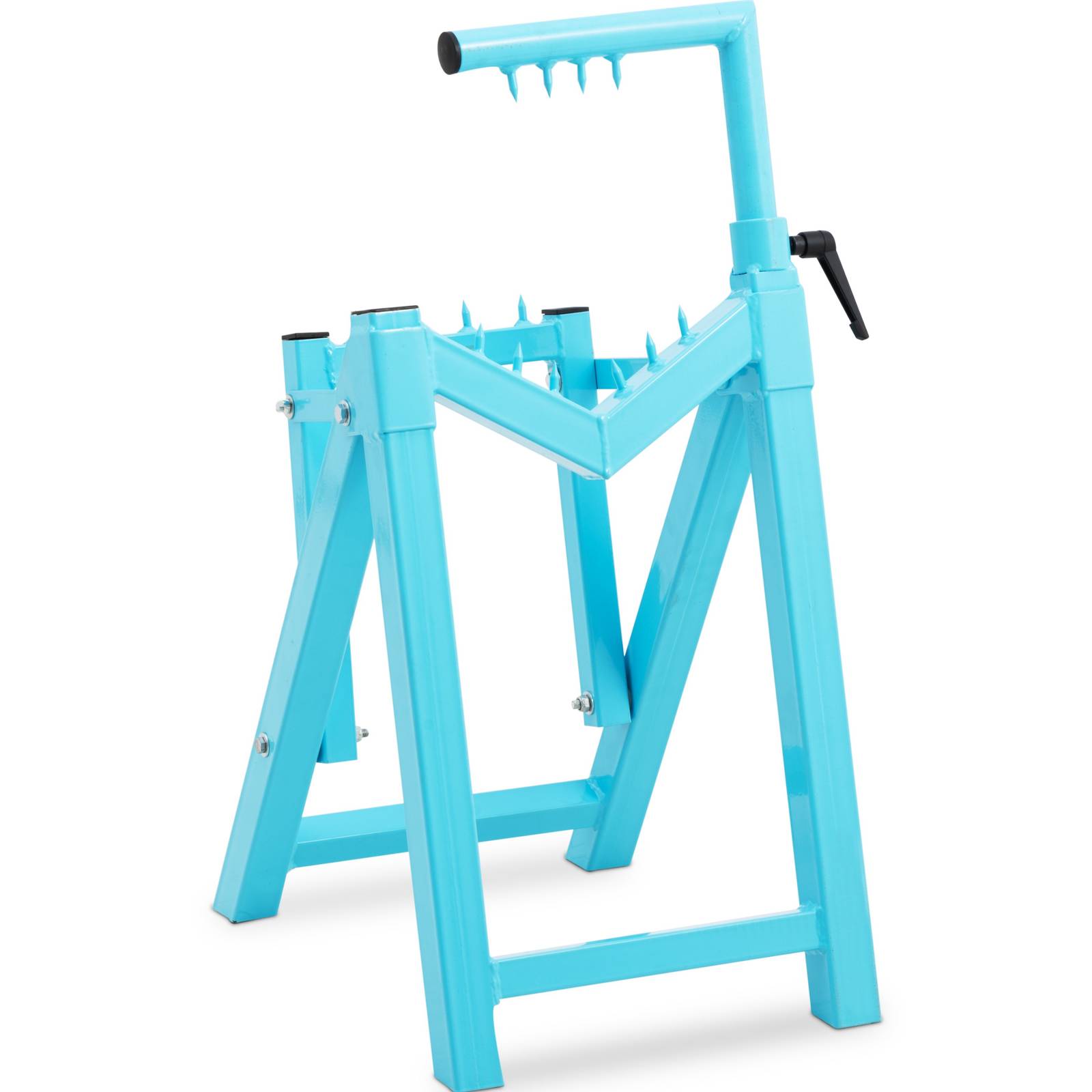 Cavalletto Taglialegna Pieghevole In Faggio - Professionale Per Taglio Tronchi - Foto 9