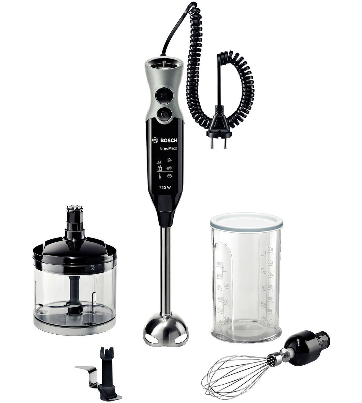 Bosch Msm67170 Licuadora Batidora De Inmersión 750 W Plata Negro , Leroy Merlin