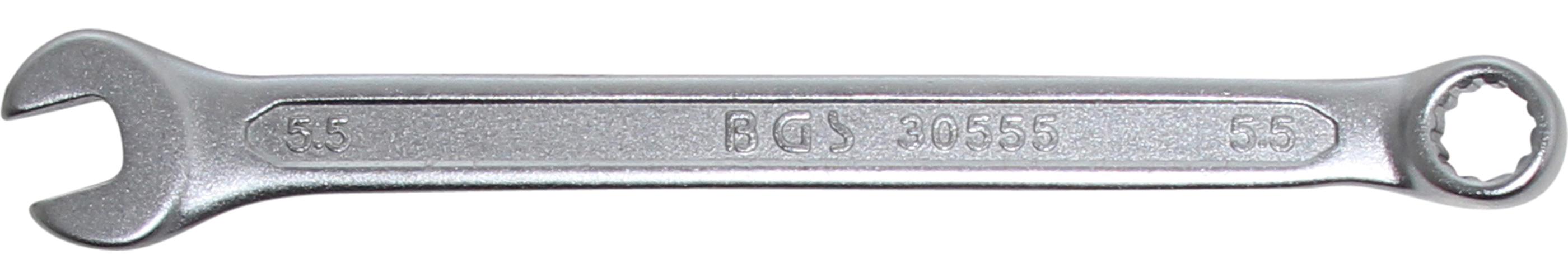 BGS 30555 | Chiave combinata anello-forchetta | 5,5 mm