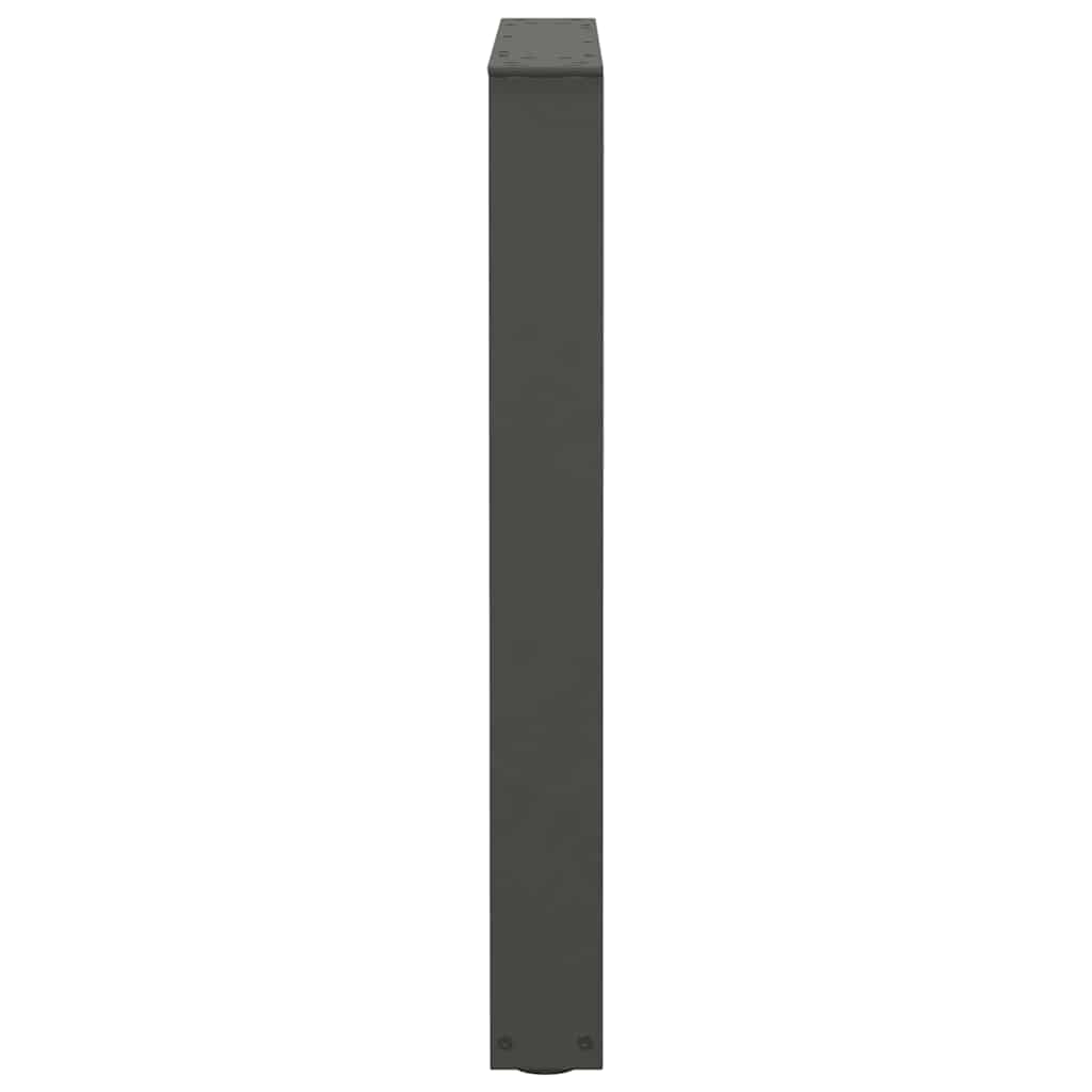 Maison Exclusive - Pieds de table à manger en forme de V 2 pièces Anthracite 60 x (72-73,3) cm Acier - 6