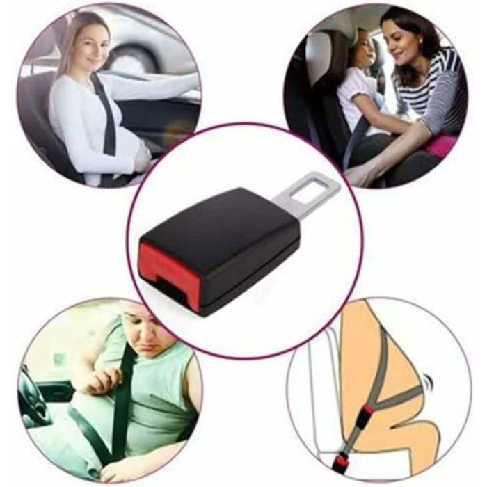 Rallonge de ceinture de sécurité - Universelle - Noir - 2 pièces - Confortable - 4