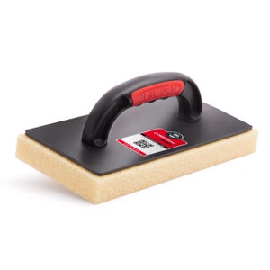 Portascopino Cromato A Parete O In Appoggio Con Spatola In Silicone