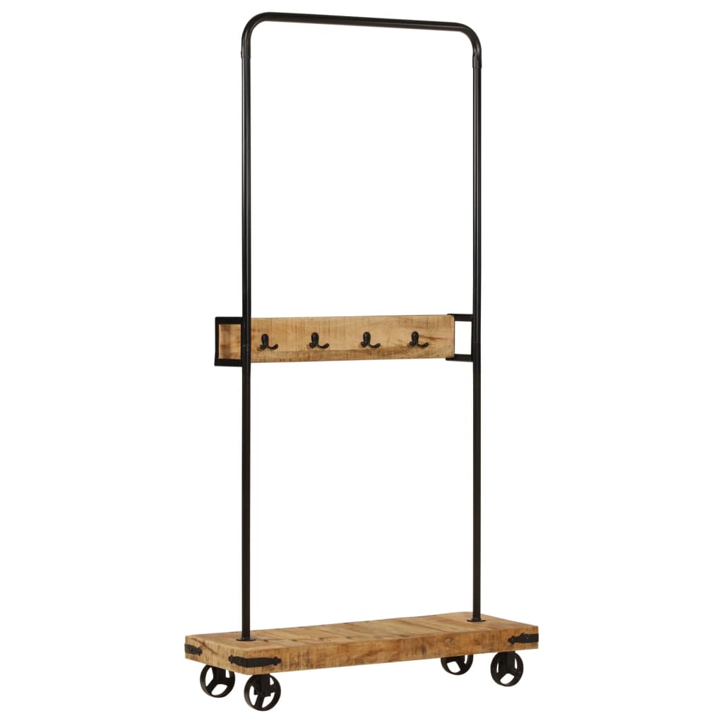 Porte vêtements en bois - Abricotine – Veille sur toi