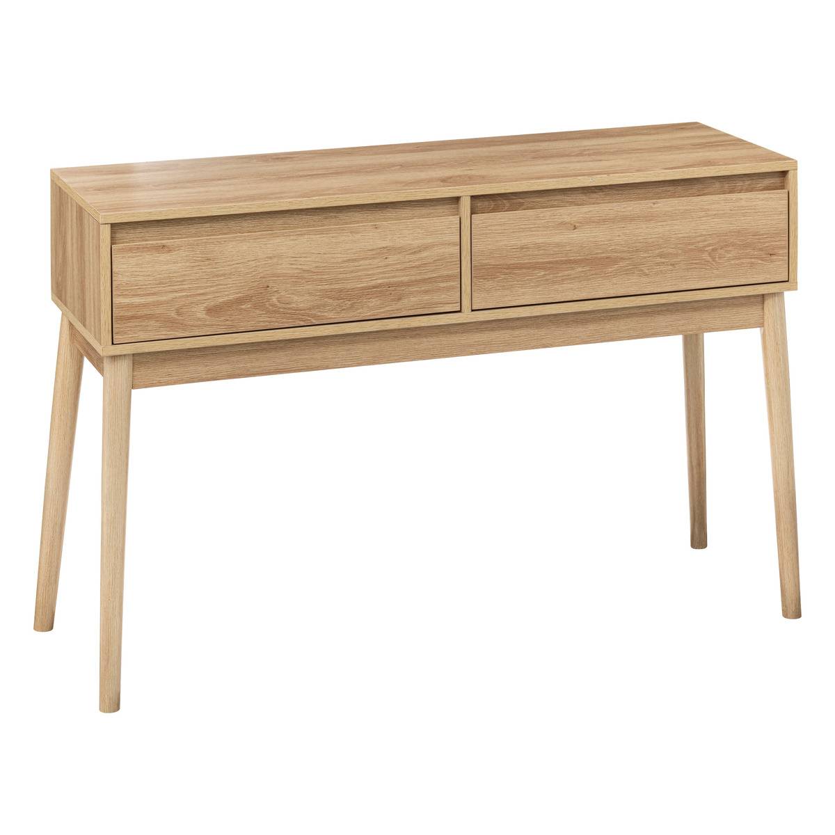5Five Simply Smart 5Five, Consolle A 2 Cassetti Abana Effetto Rovere Naturale , Leroy Merlin