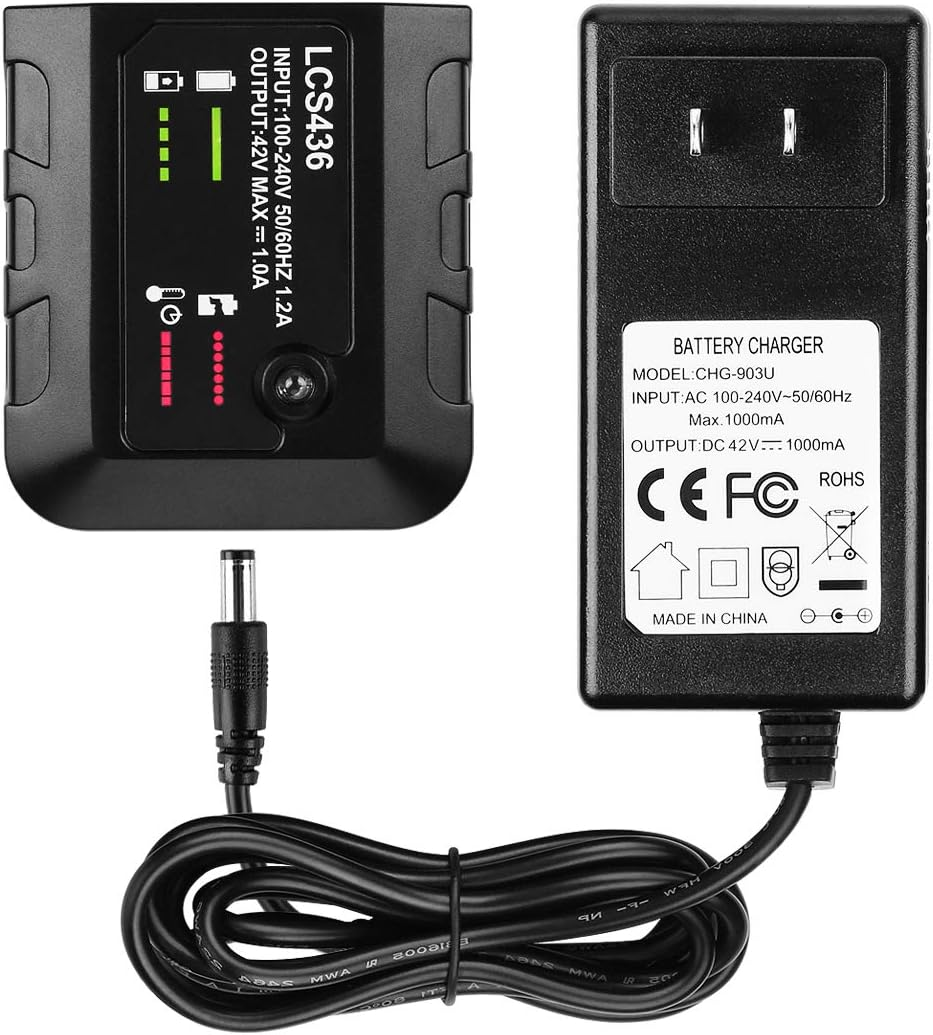 vhbw caricabatterie sostituisce JOD-S-270050GS, PSE50324 per aspirapolvere portatile a batteria