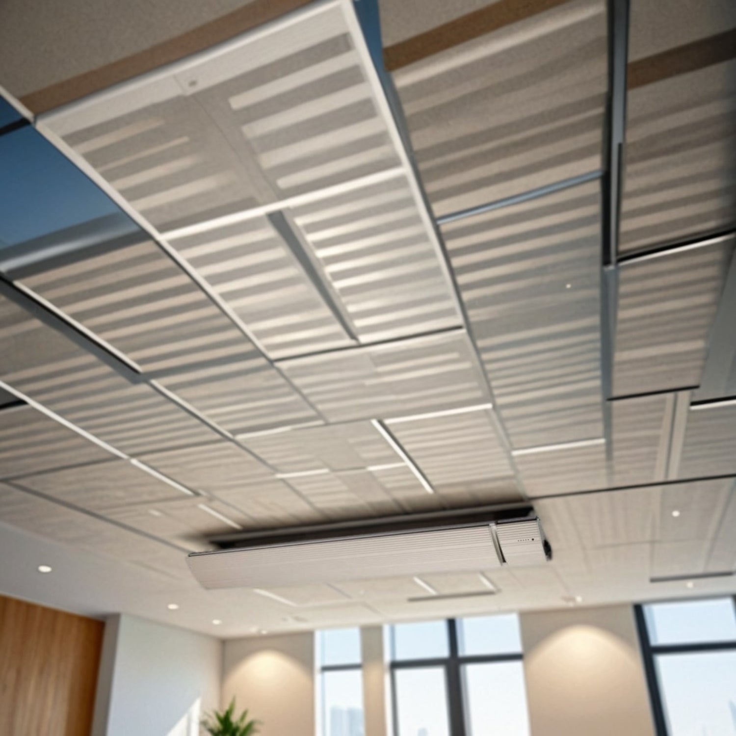 Radiador exterior infrarrojo sined white heat 3200w, aluminio blanco, sin emisión de luz, elemento calefactor de aluminio extruido