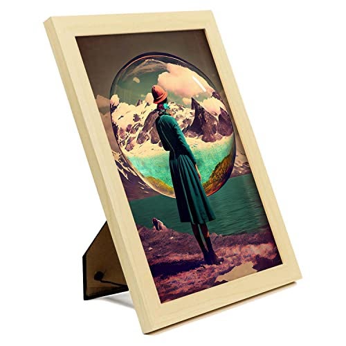 Nacnic Poster Burbuja De Agua En Estilo Surrealismo Cinematográfico Ilustraciones Y Grabados De Historieta Abstracta Y Artística Para A4 Marcos Madera - 2