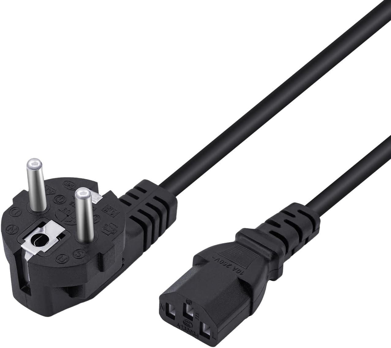 Kabel zasilający C13 1,5 m 250 V 16 A AC do monitora PC, komputera, projektora, drukarki, kuchenki elektrycznej, projektora