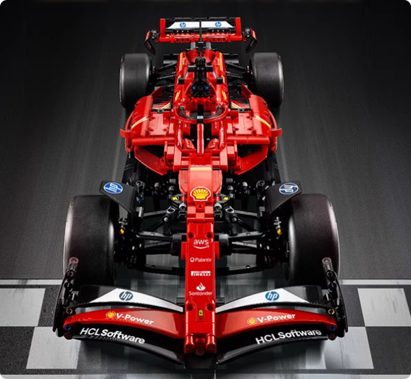 Maquette de voiture de course Ferrari SF-24 F1 - Jeu de construction pour adultes, - Ornements, Décorations - Cadeaux pour hommes - 5