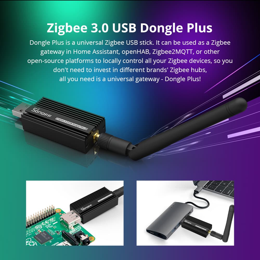 Sonoff Zigbee 3.0 USB Dongle Plus - 3