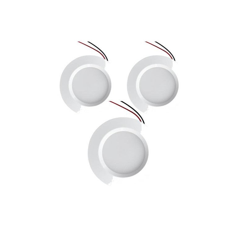 Built-in LED spot 55mm bianco compatto 3W DC12V Equivalente 25W - bianco naturale 4000K - 2