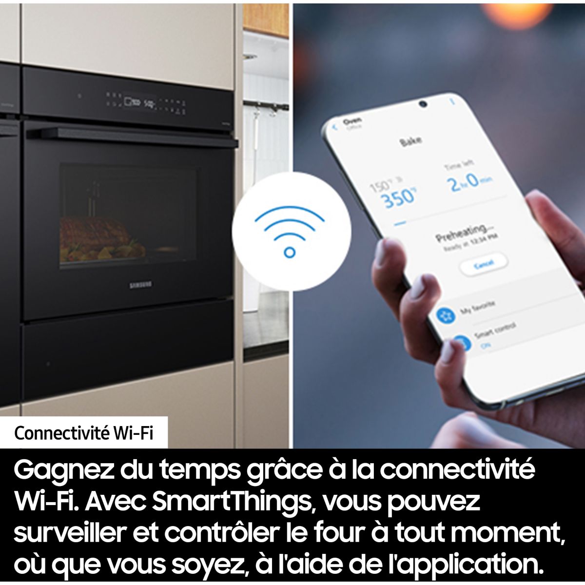 Four encastrable SAMSUNG NV7B45502AK DualCookFlex - 9