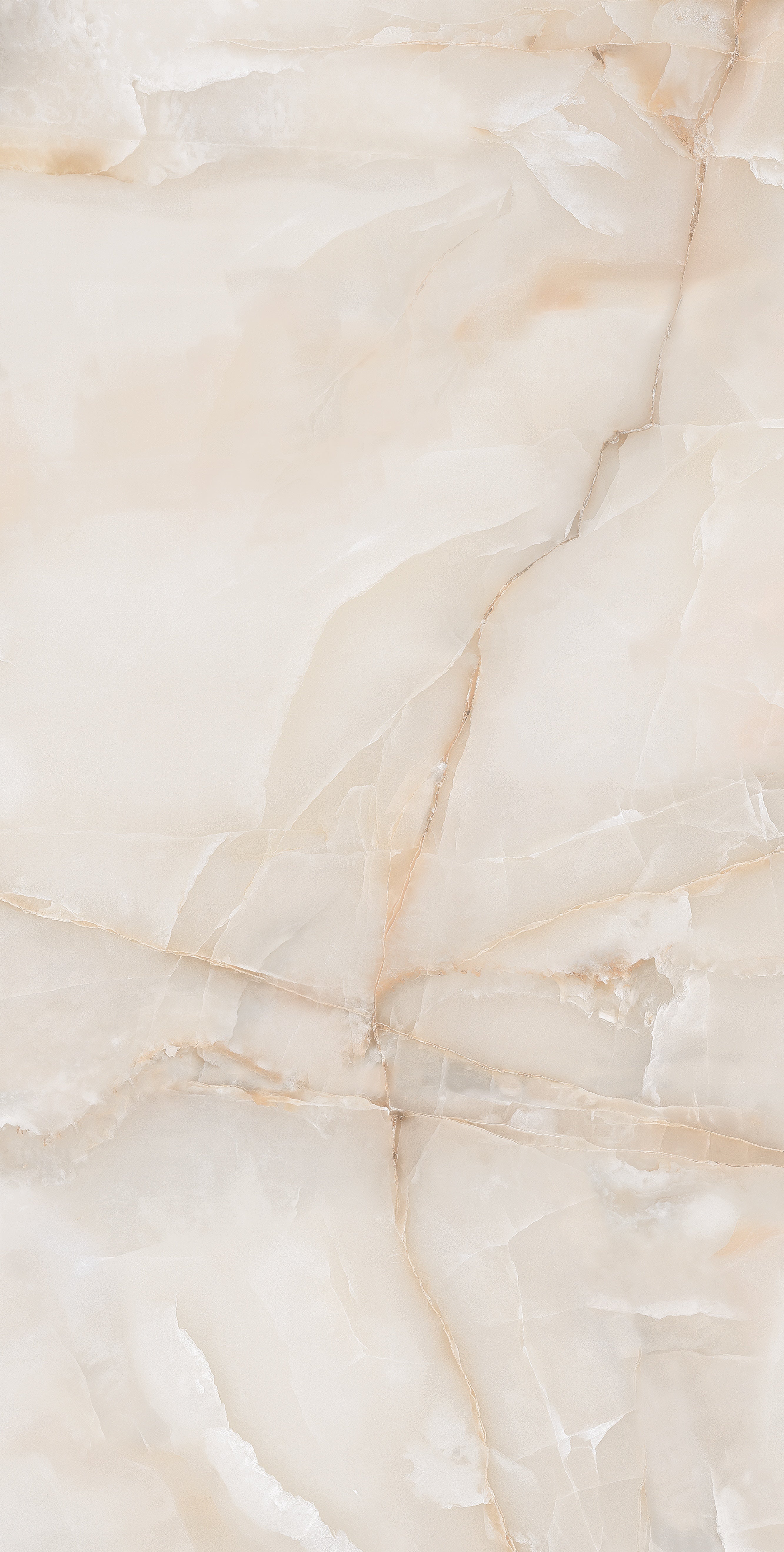 Carrelage sol / mur effet marbre beige SUN ONYX l.60 x L.120 cm Brillant QUA - 9