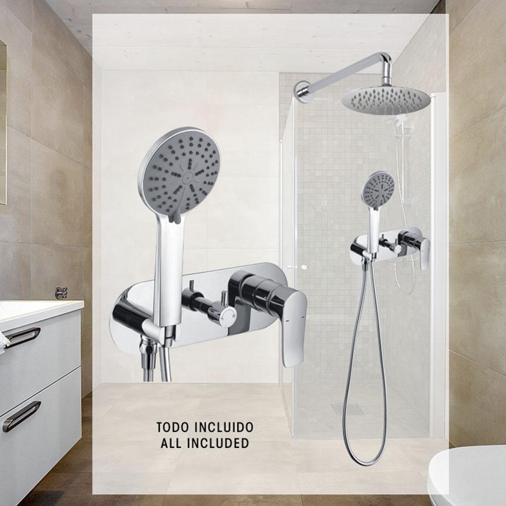 Grifo De Ducha Empotrada monomando SAR equipo de pared acabado