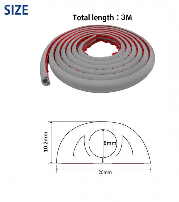 Copertura per cavi da pavimento, copertura per cavi elettrici, autoadesiva, per pavimento, 3 m x 20 mm, piccola canalina flessibile per cavi, bianca | Leroy Merlin Copertura per cavi da pavimento, copertura per cavi elettrici, autoadesiva, per pavimento, 3 m x 20 mm, piccola canalina flessibile per cavi, bianca | Leroy Merlin