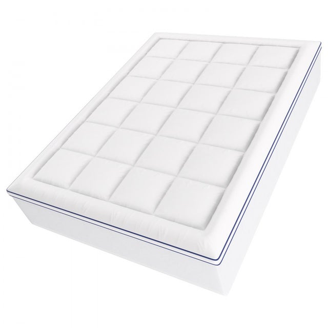 Conjunto de accesorios para colchón king size con espuma viscoelástica, protección ergonómica 1524x2032 mm TEKMAQUINAS