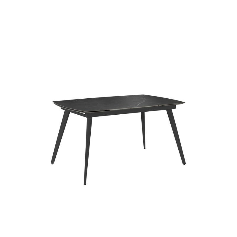 Nicolas - ROZKŁADANY STÓŁ W KOLORZE CZARNYM SPIEKANYM