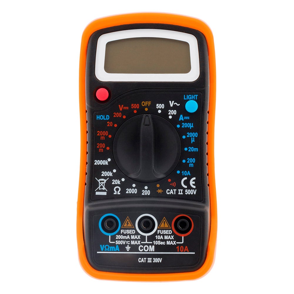 Multimètre digital 300V CAT III - Zenitech - 2