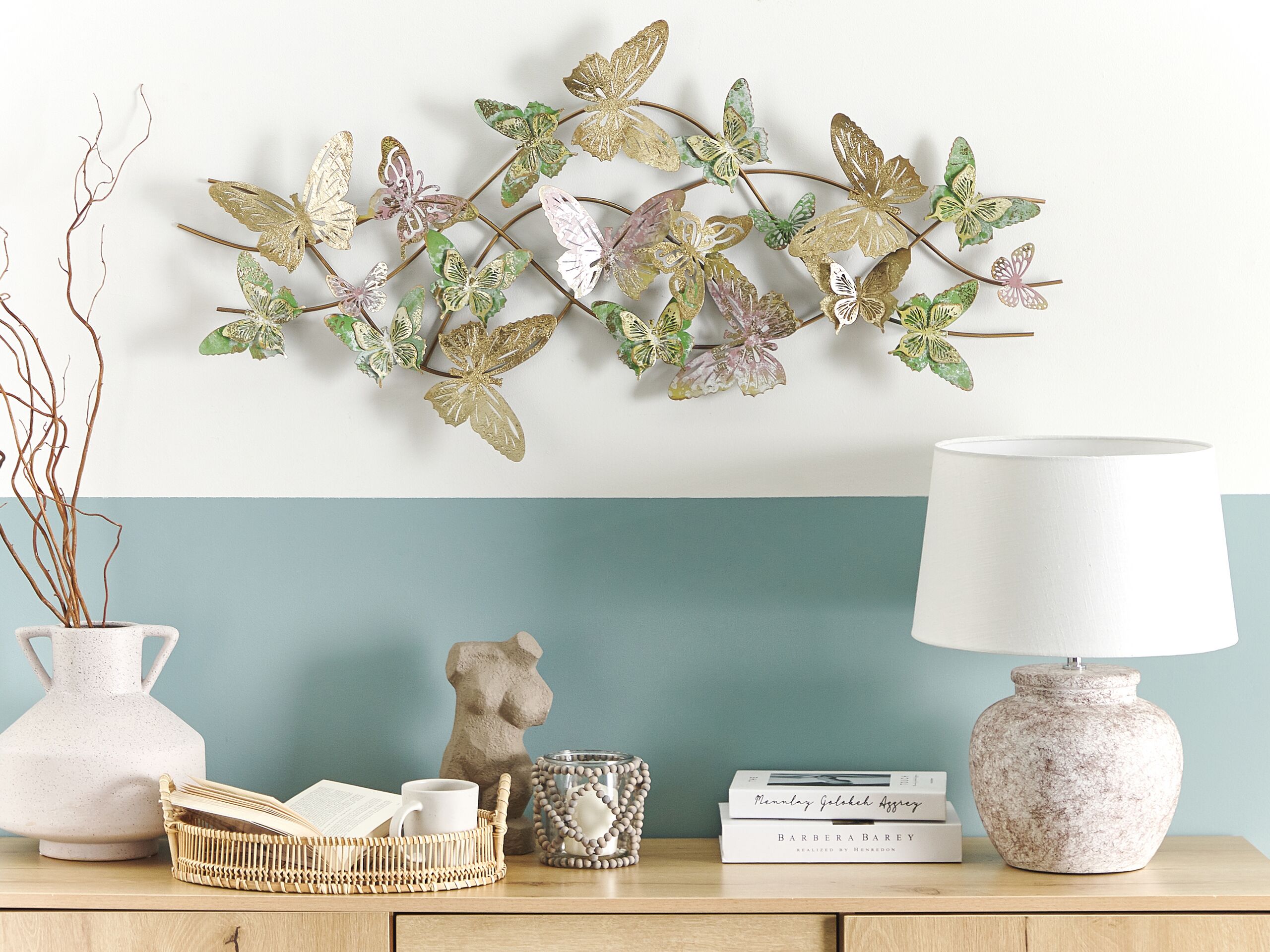 Décoration murale Papillon GALLIUM Métal 53 cm Multicolore - 2